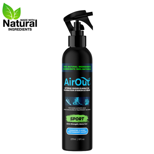 AirOut 'SPORT' Spray For Shoes, Gear, Surfaces - 237ml (8fl.oz)